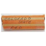 1115	10 DOLLARS STATE QUARTERS, COLORADO, P & D MINT																																																