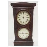 1131	SETH THOMAS CALENDAR CLOCK, APPROXIMATELY 5 IN X 14 IN X 27 IN HIGH																												