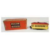 1141	LIONEL TRAINS NO 60 TROLLEY																																																																				