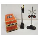 1151	LIONEL TRAINS NO 154 AUTOMATIC ROAD CROSSING, NO 151 SEMAPHORE																																	