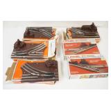 1162	LIONEL TRAINS O GAUGE 6 SWITCHES																																																															