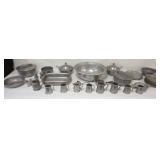 1171	LARGE LOT OF WILTON ALUMINIUM & OTHER COOKWARE, APPROXIMATELY 38 PIECES, LARGEST BOWL APPROXIMA
