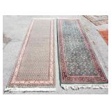 1179	2 WOOL WOVEN RUNNERS, EACH APPROXIMATELY 7FT 9 IN X 2 FT 7 IN																																		