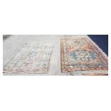 1180	2 WOOL WOVEN RUGS, LARGEST APPROXIMATELY 7 FT 6 IN X 4 FT 8 IN																																	