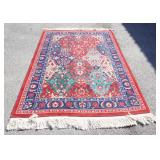 1184	WOOL WOVEN RUG, APPROXIMATELY 7 FT X 5 FT																																																						