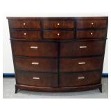 1202	HICKORY WHITE *GRAMERCY* 12 DRAWER ART DECO STYLE CHEST, APPROXIMATELY 57 IN X 22 IN X 50 IN HI