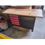 TOOLBOX WORK BENCH, 5 FEET WIDE