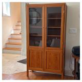 MIDCENTURY MODERN TEAK DISPLAY CABINET