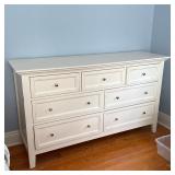 SANIBEL WHITE SEVEN DRAWER DOUBLE DRESSER