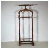 TRADITIONAL TURNED WOOD BUTLER VALET STAND