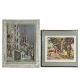 LUIGI LUCIONI (ITALIAN-AMERICAN, 1900-1988) AND AFTER MAURICE UTRILLO (FRENCH, 1883-1955) PRINTS