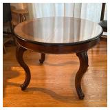 EMPIRE STYLE ROUND DINING TABLE WITH SCROLL FEET