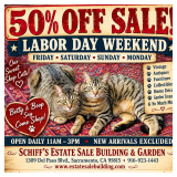 Up to 50% Off Blowout Sale at Schiff's Estate Sale Building & Garden