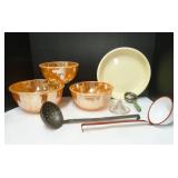 kitcheware lot, mix bowls