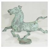 bronze/ brass verde horse