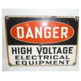 vintage enamel sign