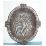 cast iron naughty ashtray