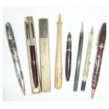 pen/pencil lot, 14K nib