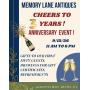 3 YEAR ANNIVERSARY / OUR FRIENDS AT MEMORY LN. COLLECTABLES ANTIQUES3 YEAR ANNIVERSARY / OUR FRIENDS
