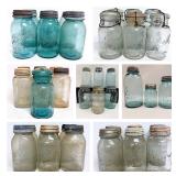 Mason and Ball Jar Collectibles - Bidding ends 10/12