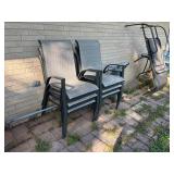 (60 Patio Table Arm Chairs