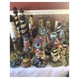 Light houses, snow globes