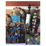 Flatware, light houses 