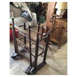 Quilt racks, yarn spinner