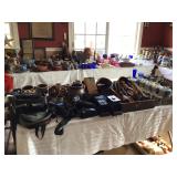 Cameras, wooden utensils , canister set