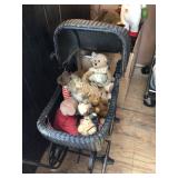 Victorian carriage, bears