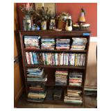 Books, DVDS, decor