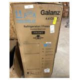 Galanz 4.6. Cu ft Two Door Mini Refrigerator with Freezer