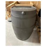 RTS Home Accents 50-Gallons Brown Plastic Rain Barrel Spigot