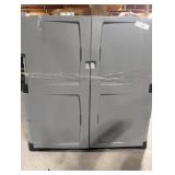 Rubbermaid 36-in W x 37-in H x 18-in D Freestanding Plastic Garage Cabinet