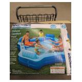 Bluescape Blue Deluxe Comfort Inflatable Family Swimming Pool