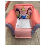 Princess Upholstered Kids Chair