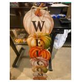 47" Welcome Pumpkins Door Greeter by Ashland