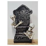 Halloween Skeleton Tombstone Decoration 6"