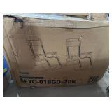 Elevon Adjustable Outdoor Zero Gravity Recliner Lounge Chair