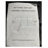 Gray sectional sofa