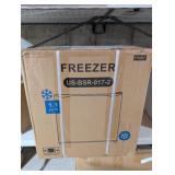 BANGSON 1.1 Cu.ft Upright Mini Freezer for Dorm Bedroom Black