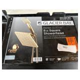 Glacier Bay Dorind Collection 8in Square Showerhead