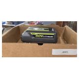 40V Lithium-ION 4.0 AH Battery