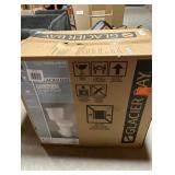 12 in. Rough In 2-Piece 1.28 GPF Single Flush Round Toilet