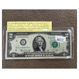 1976 Bicentennial $2 Note