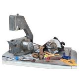 Craftsman 10" Band Saw + Sawmill Circular Saw + Hand