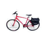 Trek FX Red Hybrid Bicycle with Rear Pannier Bag - $350+