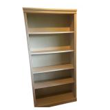 Off White Finished Wooden Bookcase No. 1