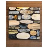 Abstract Oval Geometric Original Canvas Painting