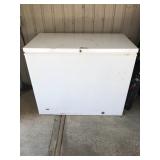 White Metal Chest Freezer